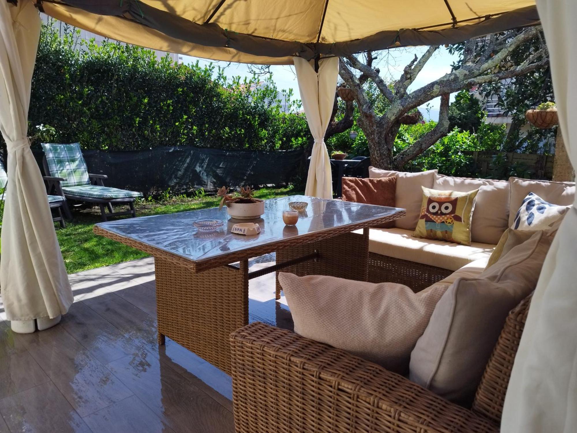Jardin, Terraza Y Barbacoa Appartement O Grove Buitenkant foto