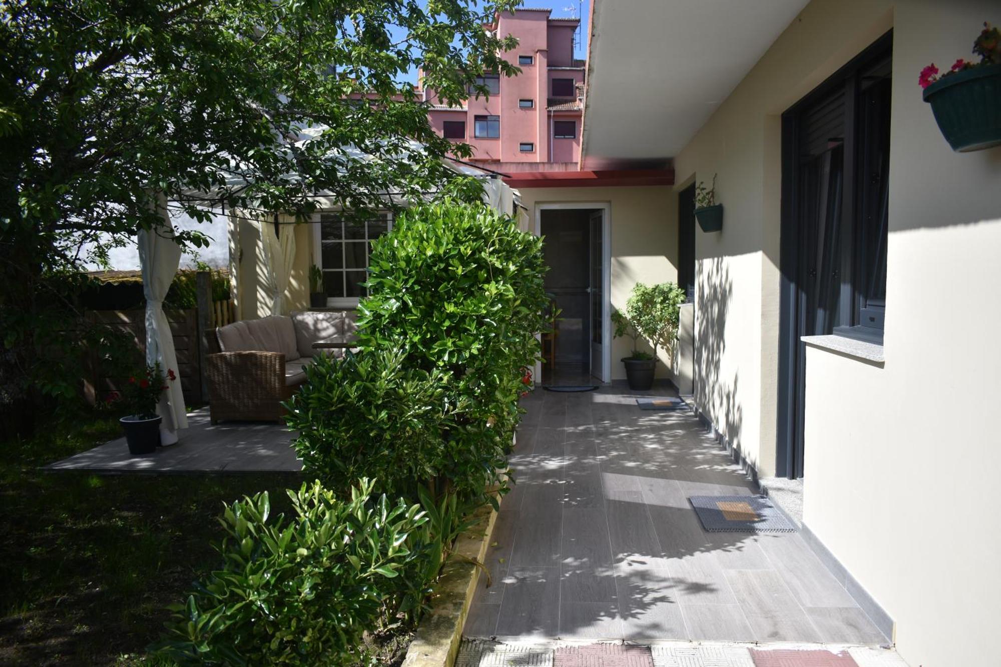 Jardin, Terraza Y Barbacoa Appartement O Grove Buitenkant foto
